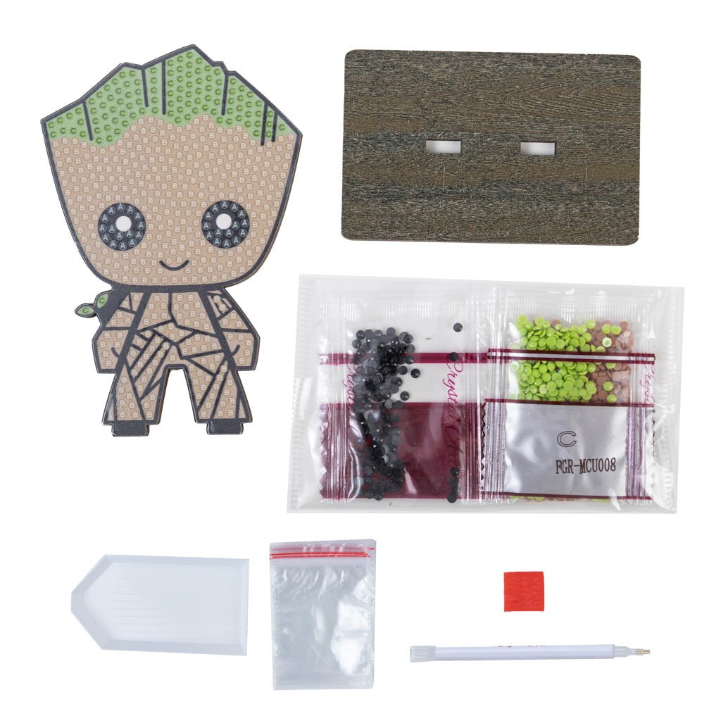 Marvel: Groot Crystal Art Buddy Craft Kit Age 6+