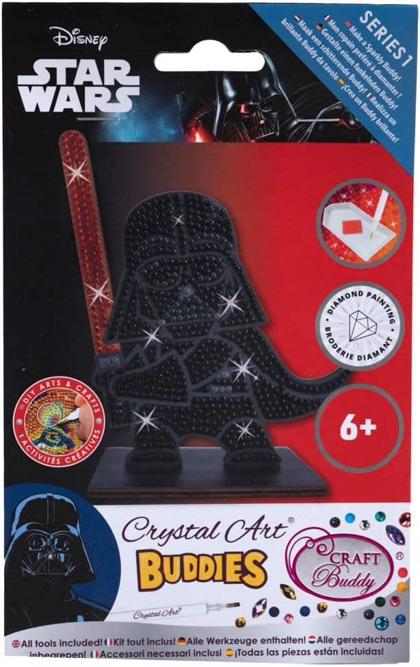 Star Wars: Darth Vader Crystal Art Buddy Craft Kit Age 6+