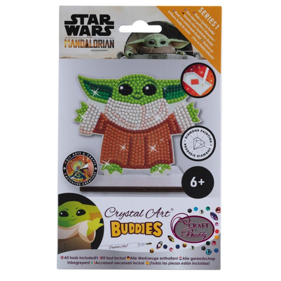 Star Wars: Grogu Crystal Art Buddy Craft Kit Age 6+