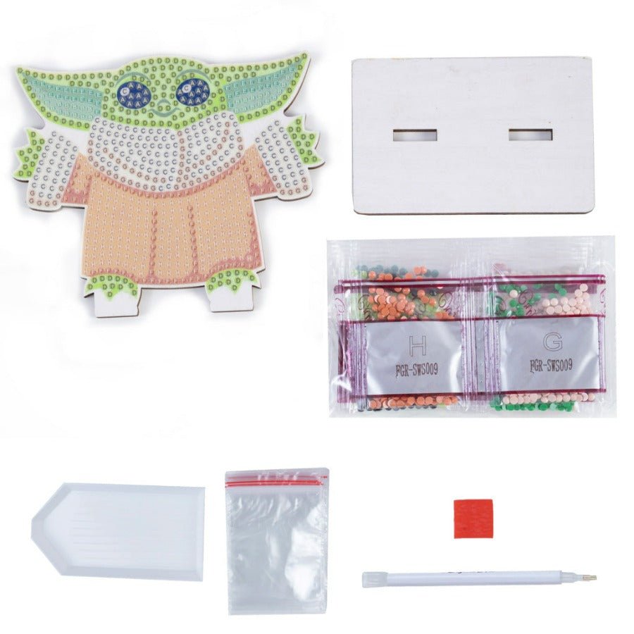 Star Wars: Grogu Crystal Art Buddy Craft Kit Age 6+