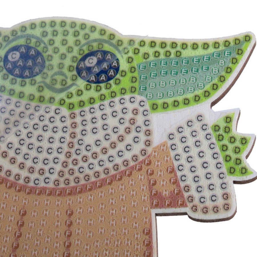 Star Wars: Grogu Crystal Art Buddy Craft Kit Age 6+