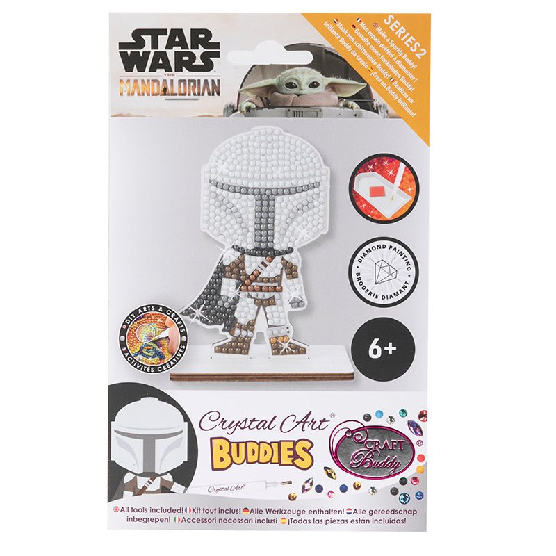 Star Wars: Mandalorian Crystal Art Buddy Craft Kit Age 6+