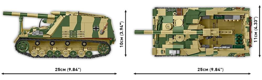 Cobi Panzerhaubitze Hummel (Sd.Kfz.165) Self-Propelled Gun Model 2663
