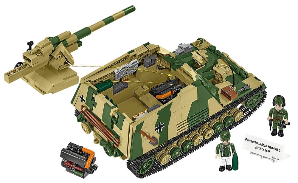 Cobi Panzerhaubitze Hummel (Sd.Kfz.165) Self-Propelled Gun Model 2663