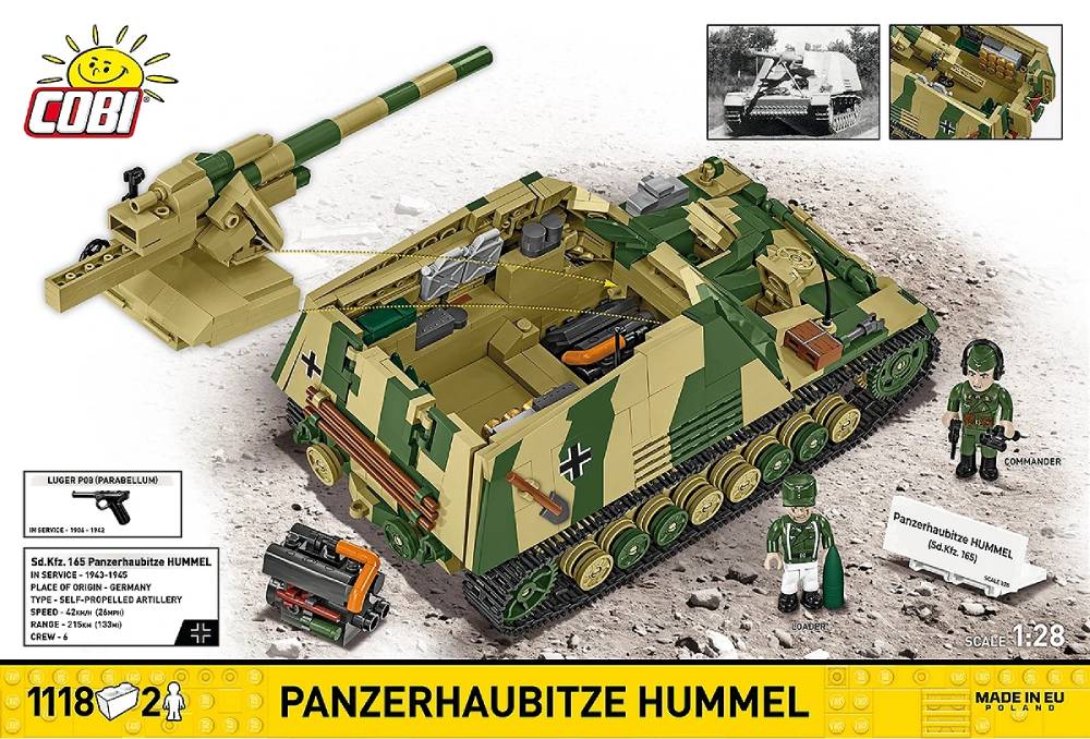 Cobi Panzerhaubitze Hummel (Sd.Kfz.165) Self-Propelled Gun Model 2663