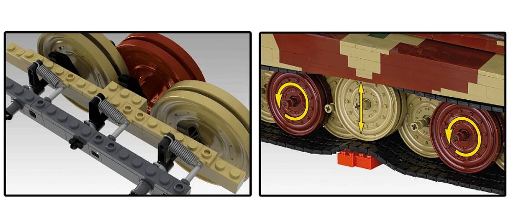 Cobi King Tiger II Königstiger Tank 1:12 Brick Model 11170pcs
