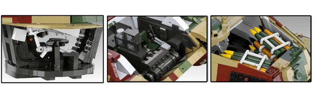 Cobi King Tiger II Königstiger Tank 1:12 Brick Model 11170pcs