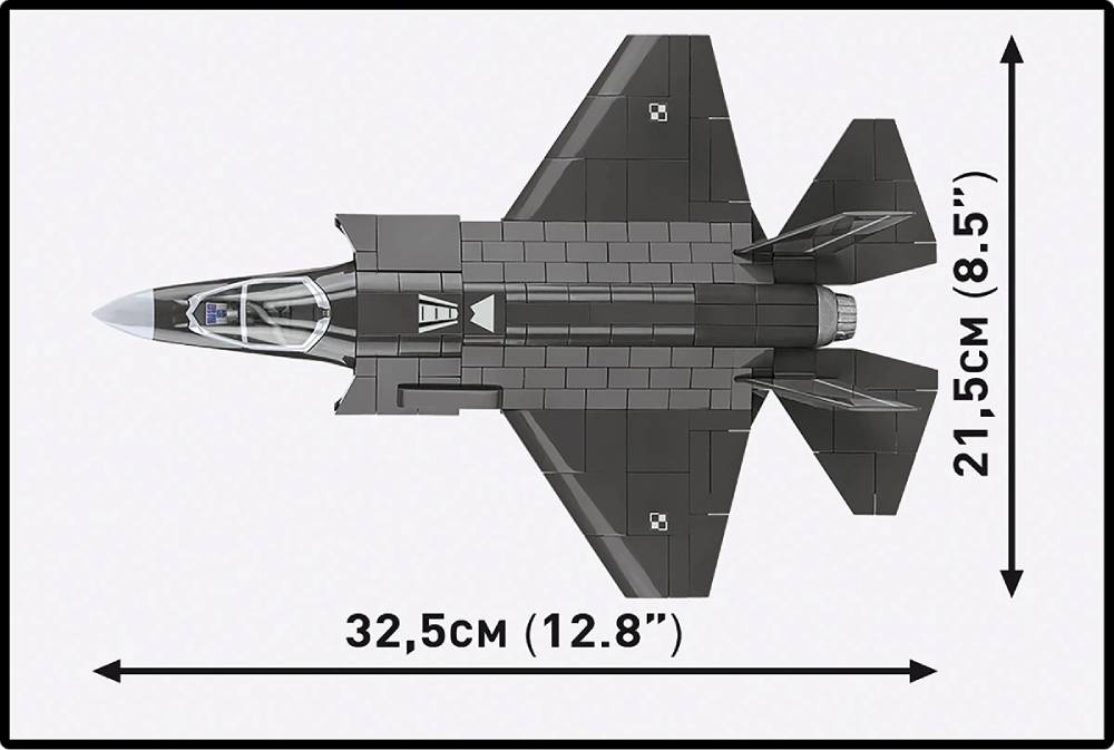 Cobi F-35A Lightning II "Husarz" Polish Air Force 1:48 Scale Jet 5904