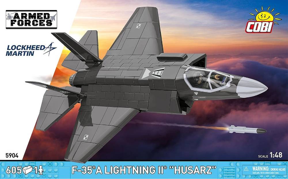Cobi F-35A Lightning II "Husarz" Polish Air Force 1:48 Scale Jet 5904