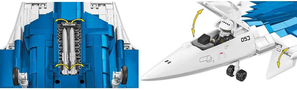 Cobi Su-57 Felon Fifth Generation Fighter Jet Model 5909