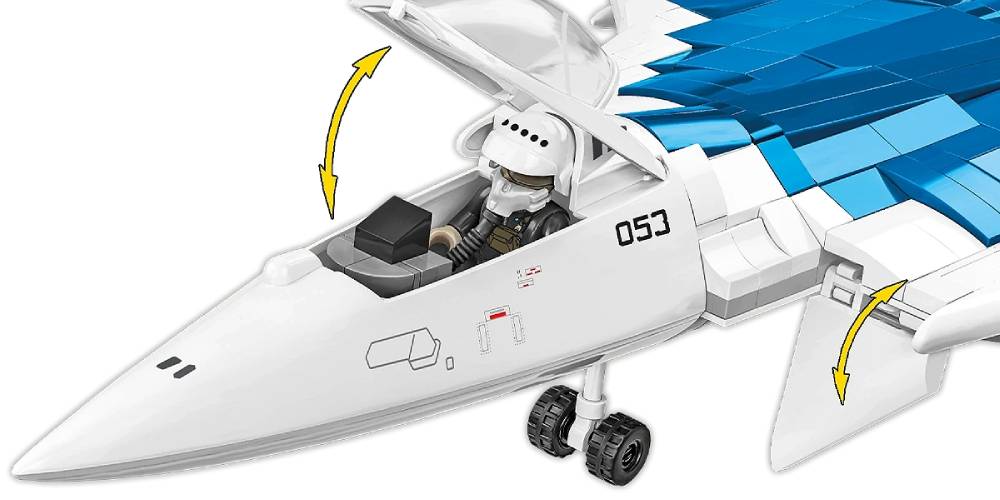 Cobi Su-57 Felon Fifth Generation Fighter Jet Model 5909