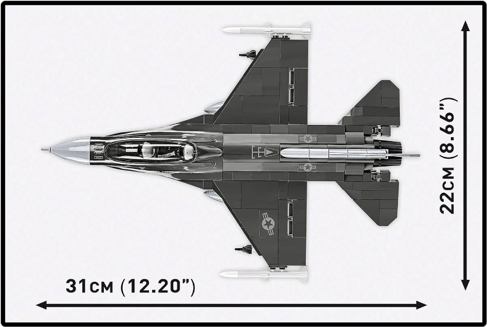 Cobi F-16D Fighting Falcon Two-Seater Fighter Jet Model 5914
