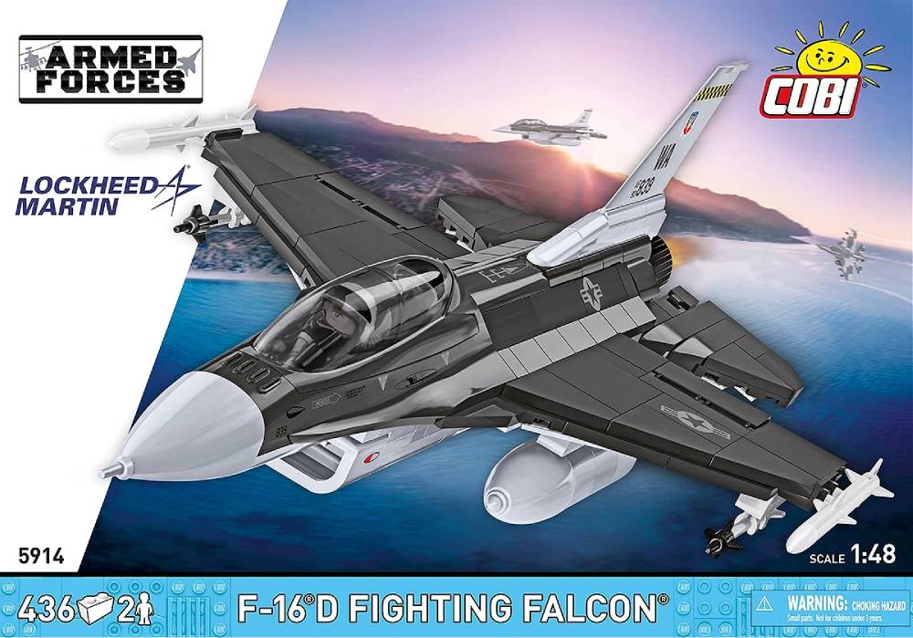 Cobi F-16D Fighting Falcon Two-Seater Fighter Jet Model 5914