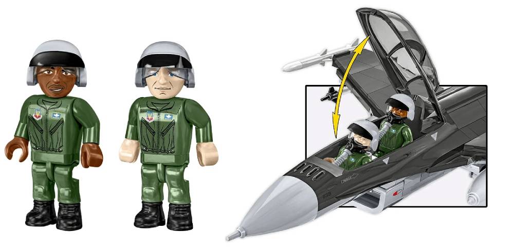 Cobi F-16D Fighting Falcon Two-Seater Fighter Jet Model 5914