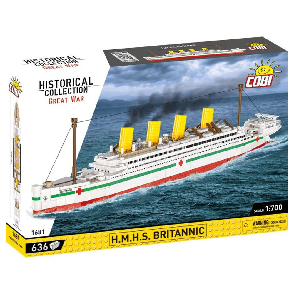 COBI 1681 H.M.H.S. Britannic HC: WWI 1:700 Brick Model 636pcs