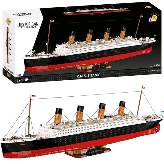 COBI 1686 RMS Titanic Historical Collection 1:300 Brick Model 3230pcs