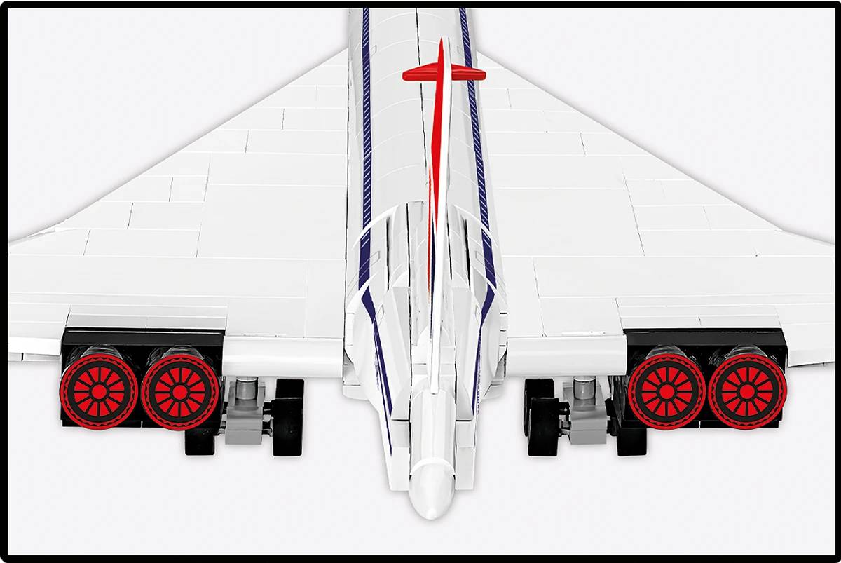 COBI 1689 Concorde G-BBDG 1:100 Brick Model 518pcs - image 8