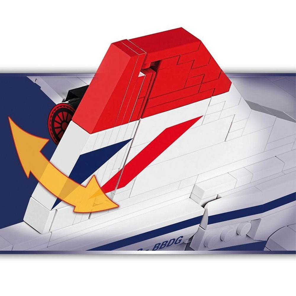 COBI 1917 Historical Collection G-BBDG Concorde 1:95 Construction Kit 450pcs