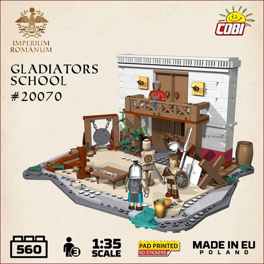 COBI 20070 Roman Empire: Gladiator School Diorama 1:35 Brick Model