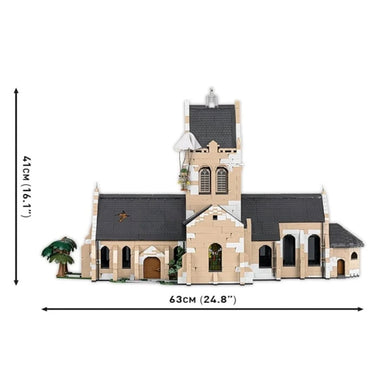 COBI 2299 St Mere Eglise Church 80th D-Day WWII Brick Model 2280pcs