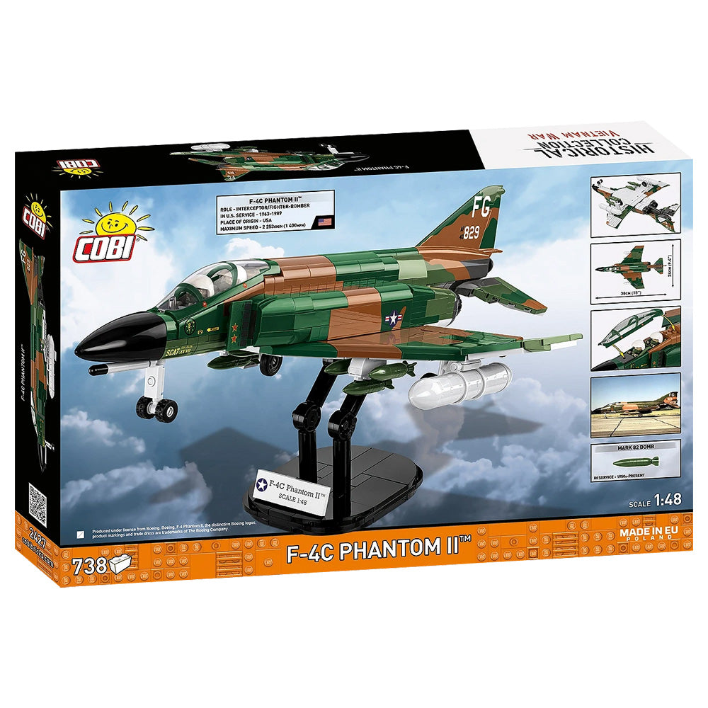 COBI 2427 F-4C Phantom II HC Vietnam War 1:48 738pcs