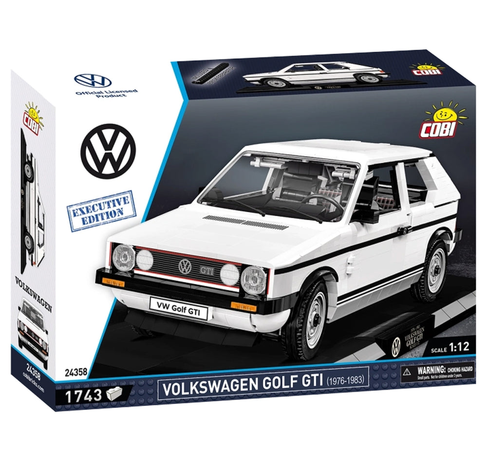 COBI 24358 VW Golf GTI (1976-1983) Executive Edition 1:12 Brick Model 1743pcs