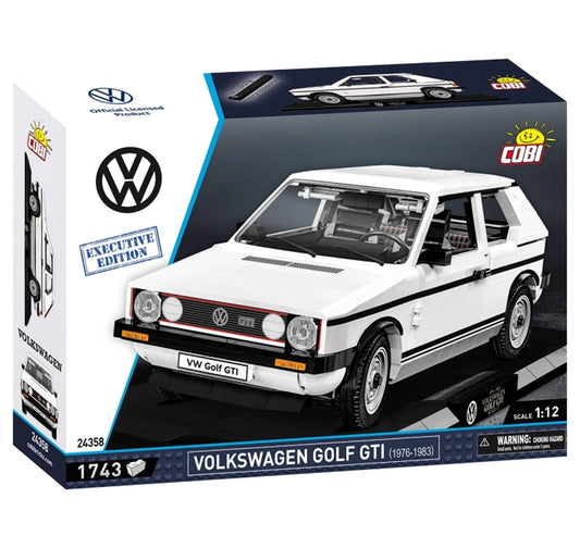 COBI 24358 VW Golf GTI (1976-1983) Executive Edition 1:12 Brick Model 1743pcs