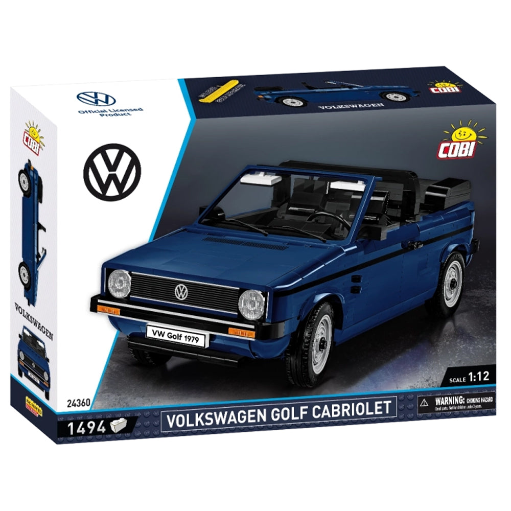 COBI 24360 Volkswagen Golf Cabriolet 1:12 Brick Model 1494pcs