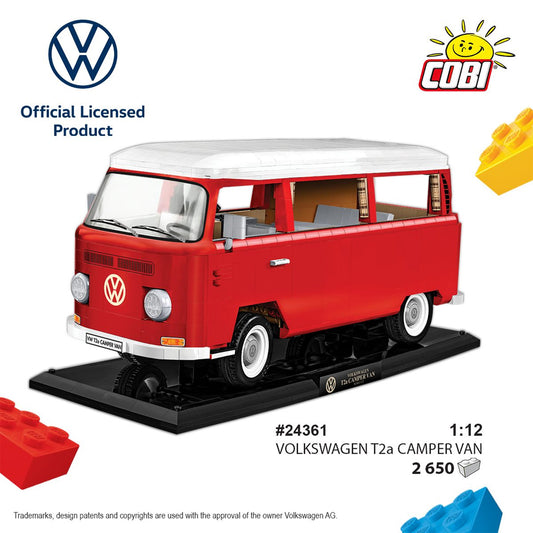 COBI 24361 Volkswagen T2a Camper Van Executive Ed. 1:12 Brick Model 2650pcs