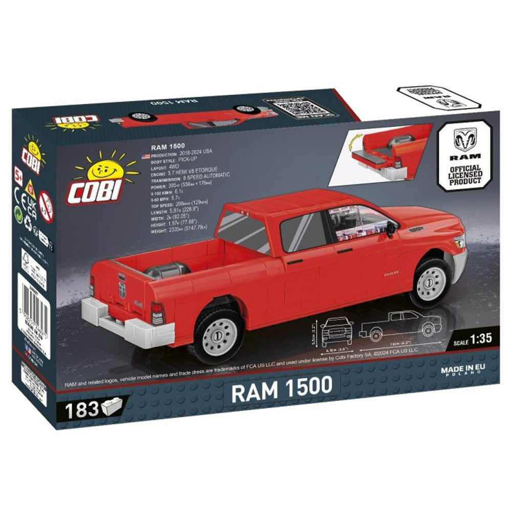 COBI 24607 RAM 1500 1:35 Brick Model Car 183pcs