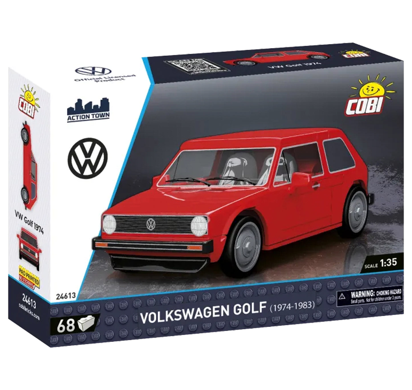 COBI 24613 VW Golf (1974-1983) 1:35 Brick Model 68pcs