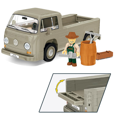 COBI 24618 Volkswagen T2a Pritschenwagen 1:35 Brick Model 151pcs