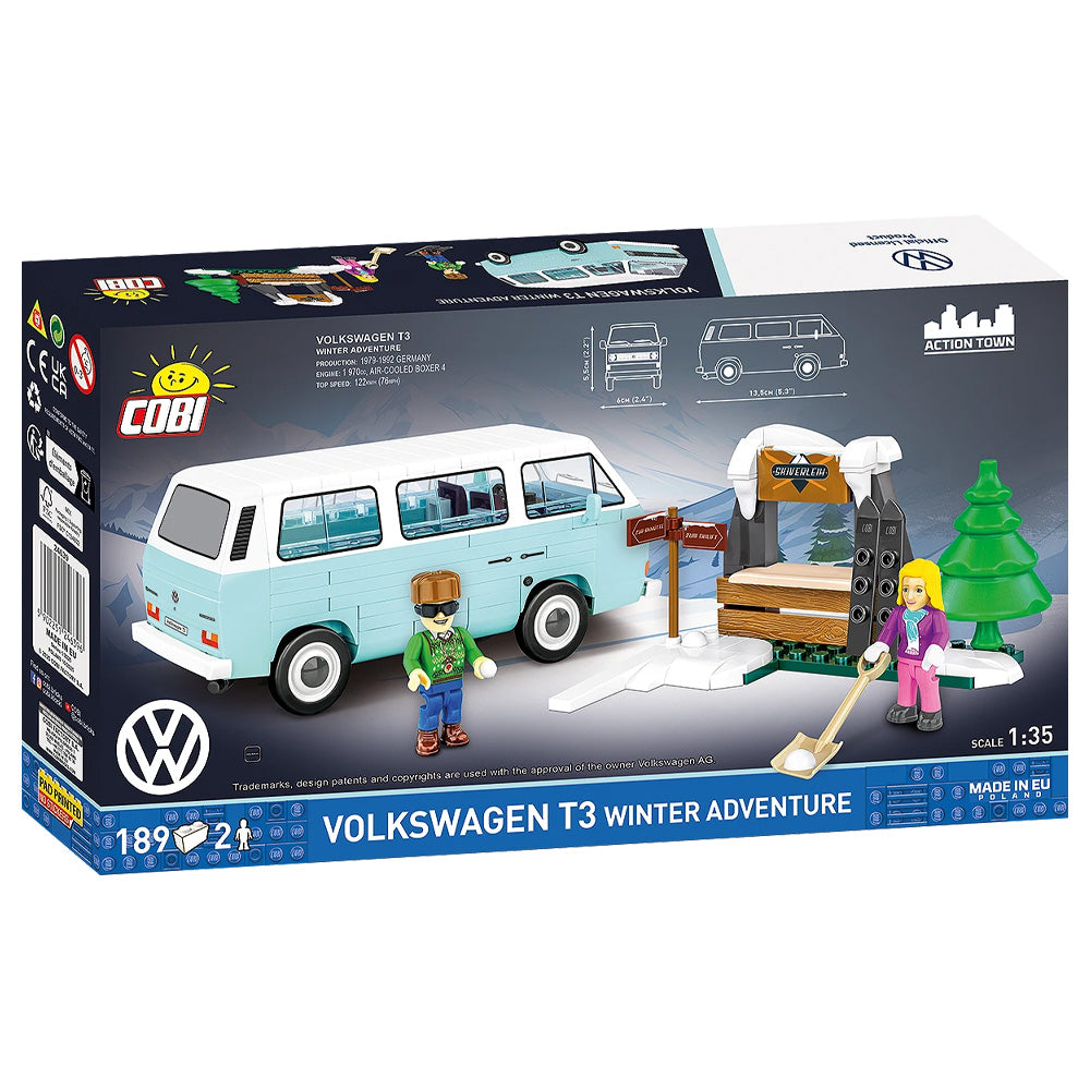 COBI 24639 Volkswagen T3 Winter Adventure 1:35 189pcs