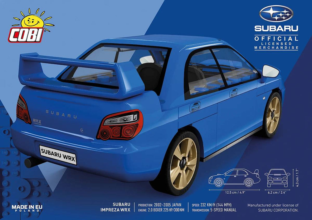 COBI 24648 Subaru Impreza WRX 1:35 Brick Model 67pcs