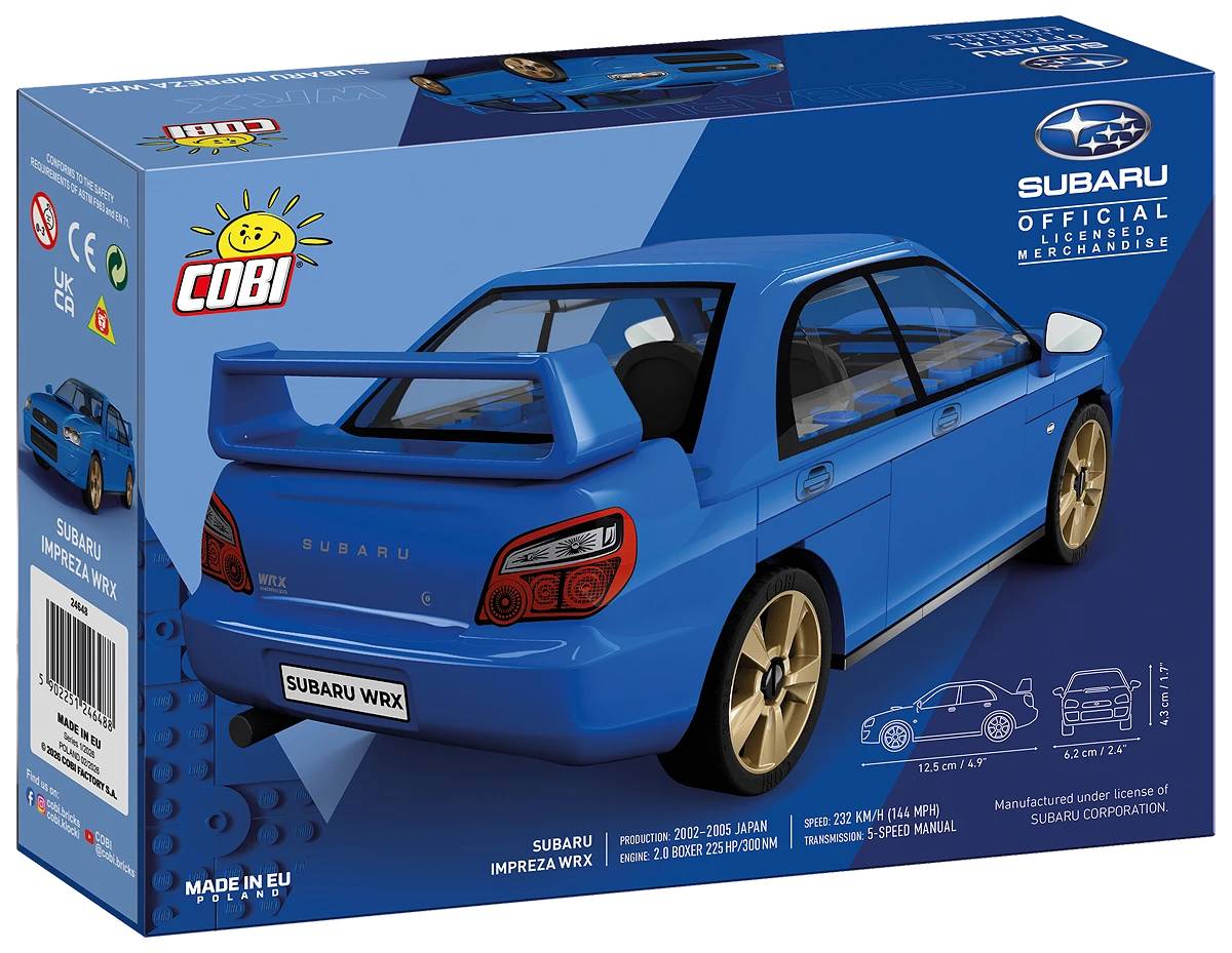 COBI 24648 Subaru Impreza WRX 1:35 Brick Model 67pcs
