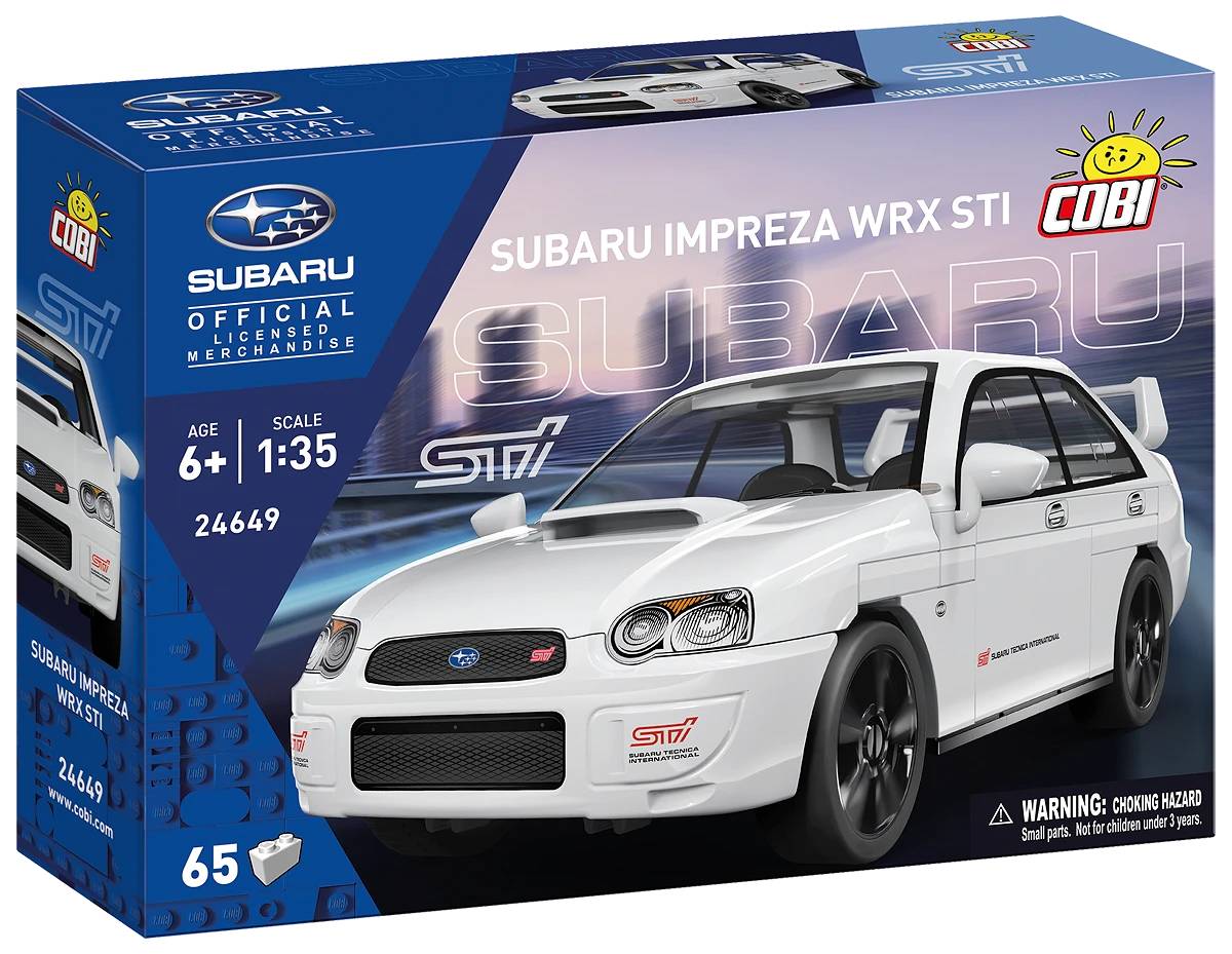 COBI 24649 Subaru Impreza WRX STI 1:35 Brick Model 65pcs