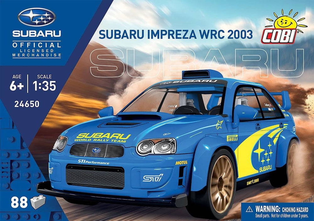 COBI 24650 Subaru Impreza WRC 2003 1:35 Brick Model 88pcs