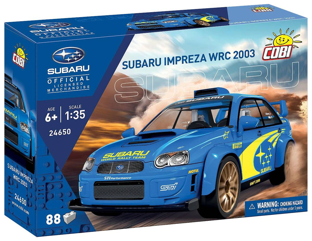COBI 24650 Subaru Impreza WRC 2003 1:35 Brick Model 88pcs