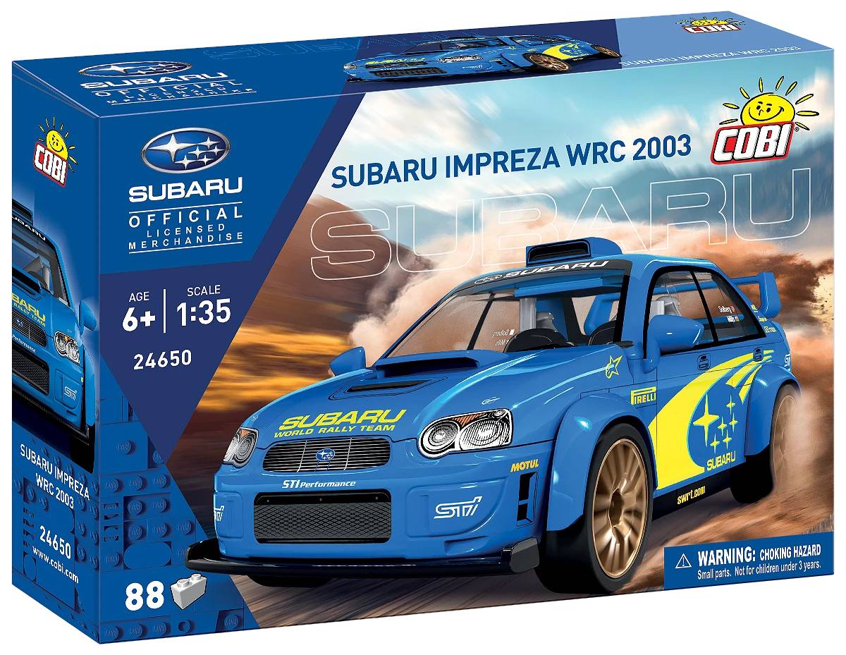 COBI 24650 Subaru Impreza WRC 2003 1:35 Brick Model 88pcs