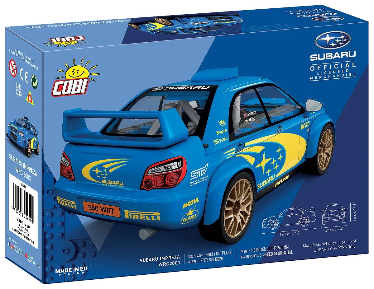 COBI 24650 Subaru Impreza WRC 2003 1:35 Brick Model 88pcs