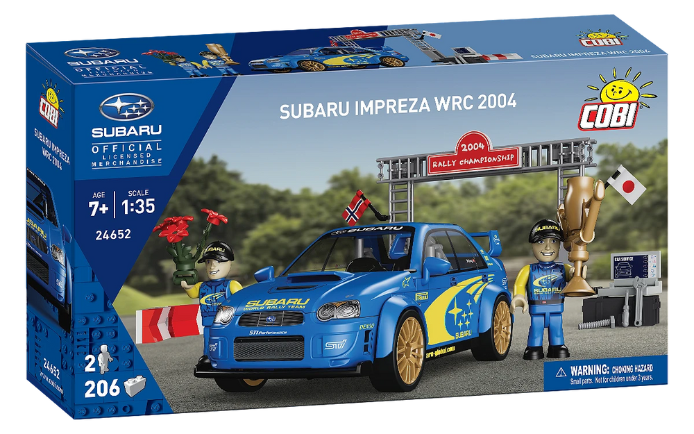 COBI 24652 Subaru Impreza WRC 2004 Brick Model 206pcs