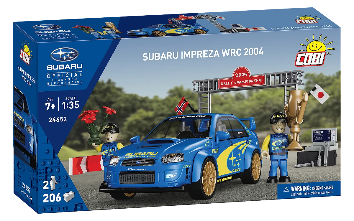 COBI 24652 Subaru Impreza WRC 2004 Brick Model 206pcs - image 11