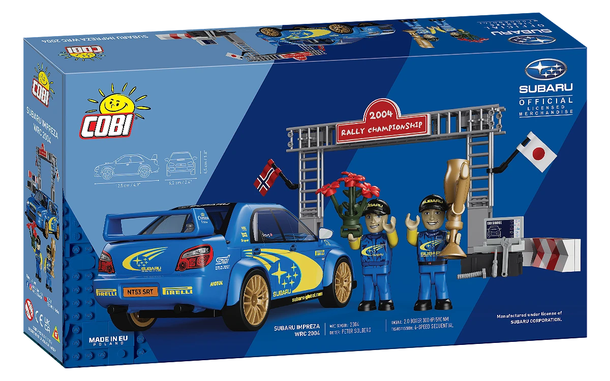 COBI 24652 Subaru Impreza WRC 2004 Brick Model 206pcs - image 12