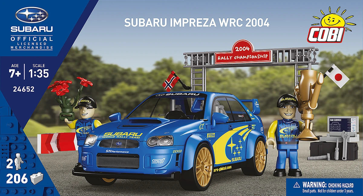 COBI 24652 Subaru Impreza WRC 2004 Brick Model 206pcs
