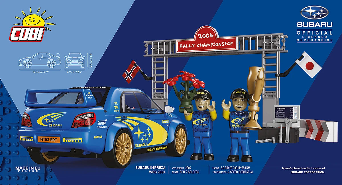 COBI 24652 Subaru Impreza WRC 2004 Brick Model 206pcs