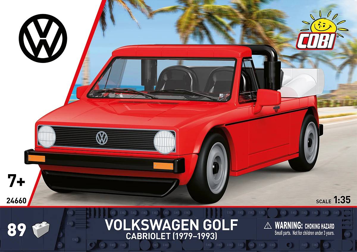 COBI 24660 VW Golf I Cabriolet (1979-1993) Brick Model 89pcs - image 3