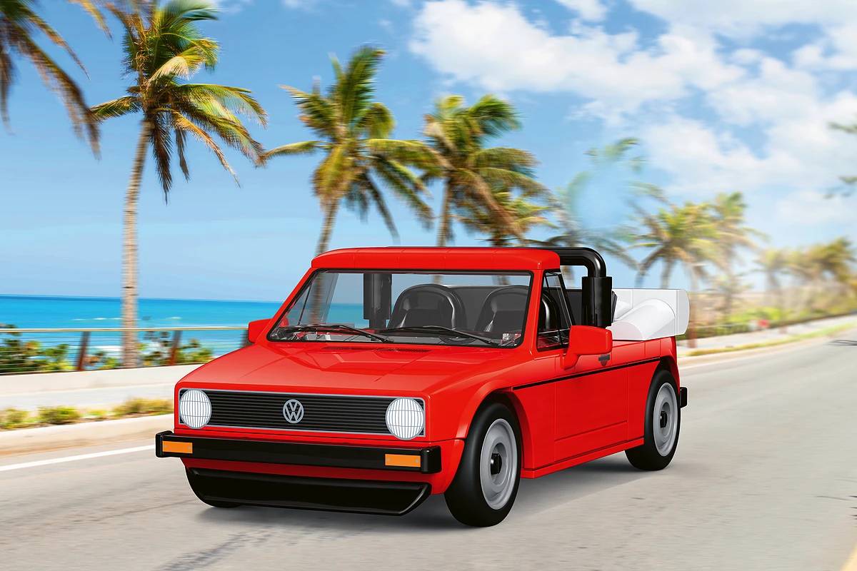 COBI 24660 VW Golf I Cabriolet (1979-1993) Brick Model 89pcs - image 6