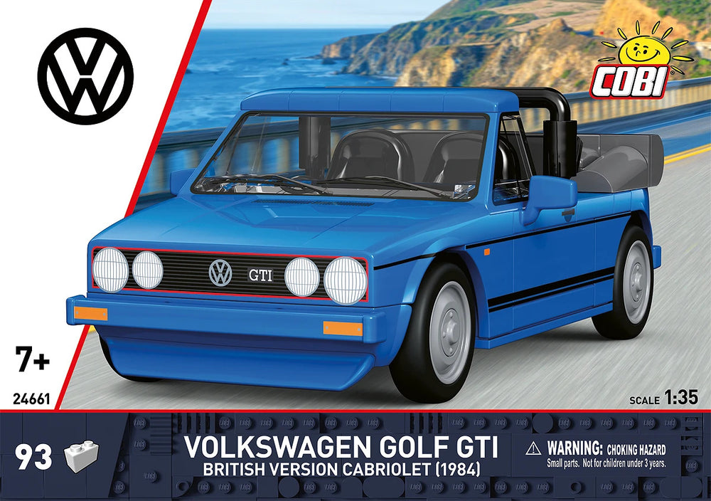 COBI 24661 VW Golf GTI British Ver. Cabriolet (1984) Brick Model 93pcs