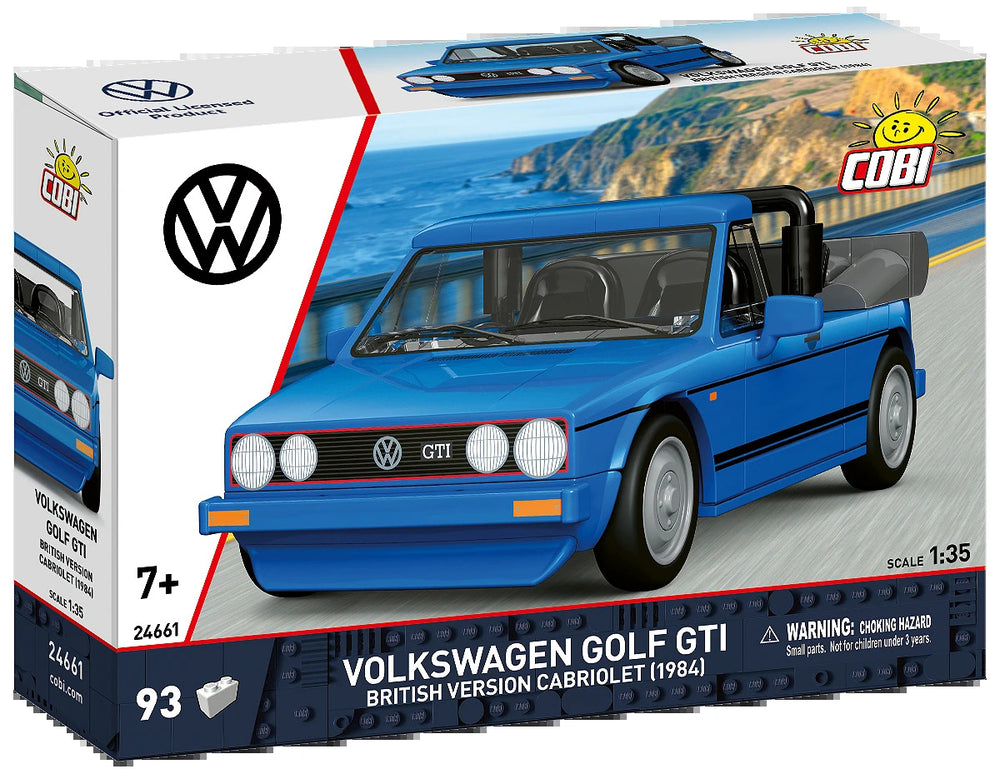 COBI 24661 VW Golf GTI British Ver. Cabriolet (1984) Brick Model 93pcs