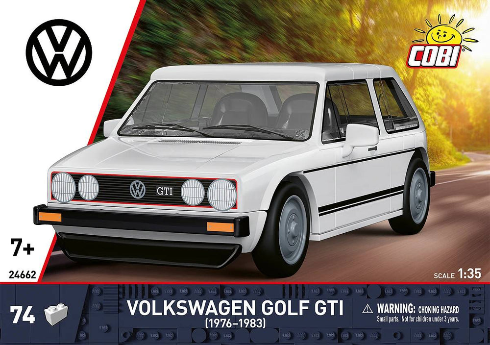 COBI 24662 VW Golf GTI (1976-1983) 1:35 Brick Model 74pcs